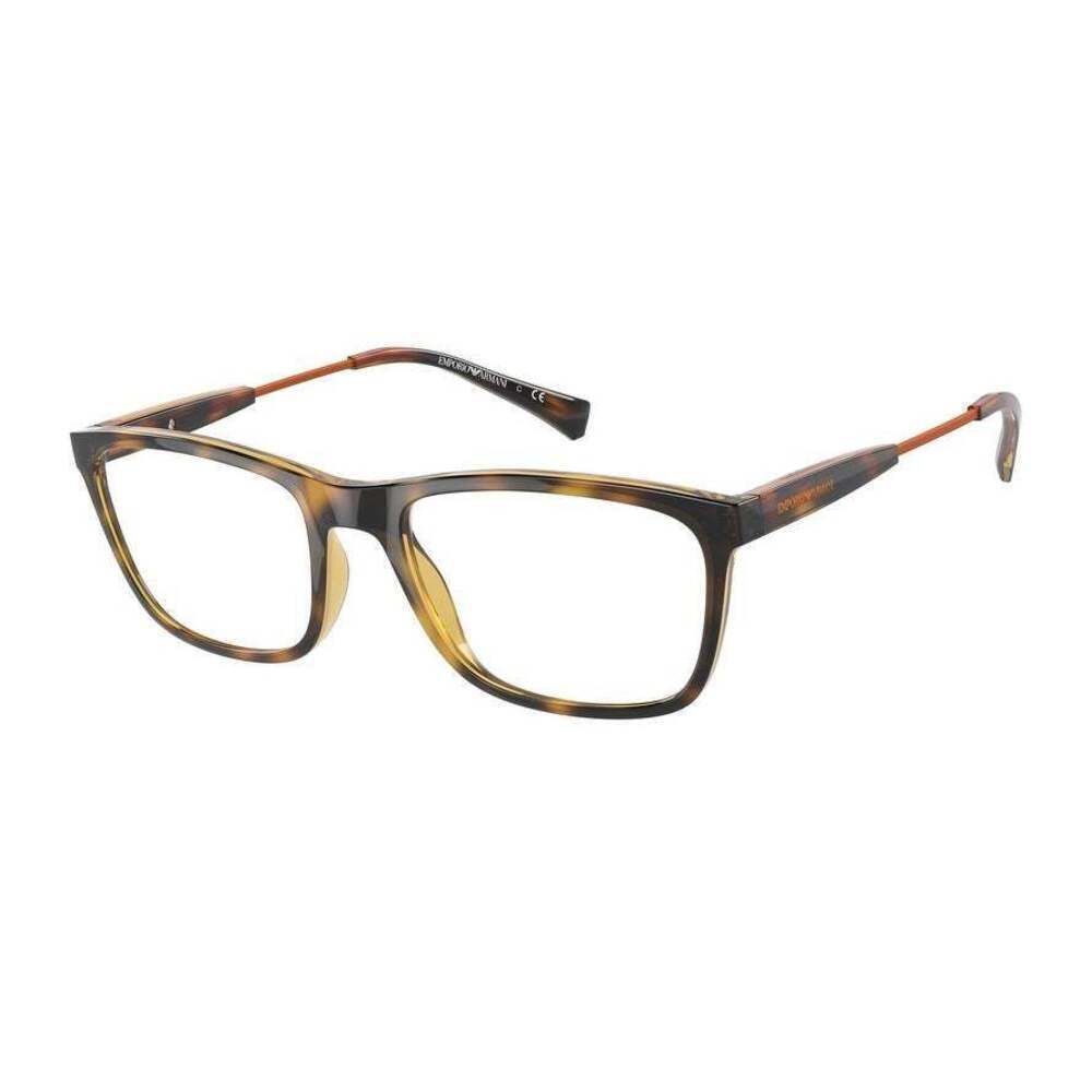 Emporio Armani EA3165 Eyeglasses Havana Rectangular